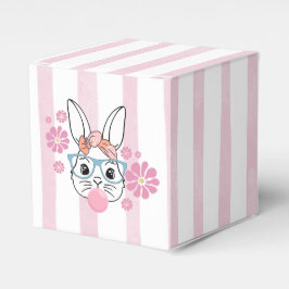 Para Regalos Chica de conejo floral rosa caja de favoritos Baby