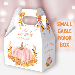 Para Regalos Chica de la Caída de Calabaza Rosa Caja de Favor B