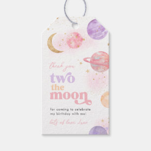 Para Regalos Chica Dos La Luna Gracias Etiquetas