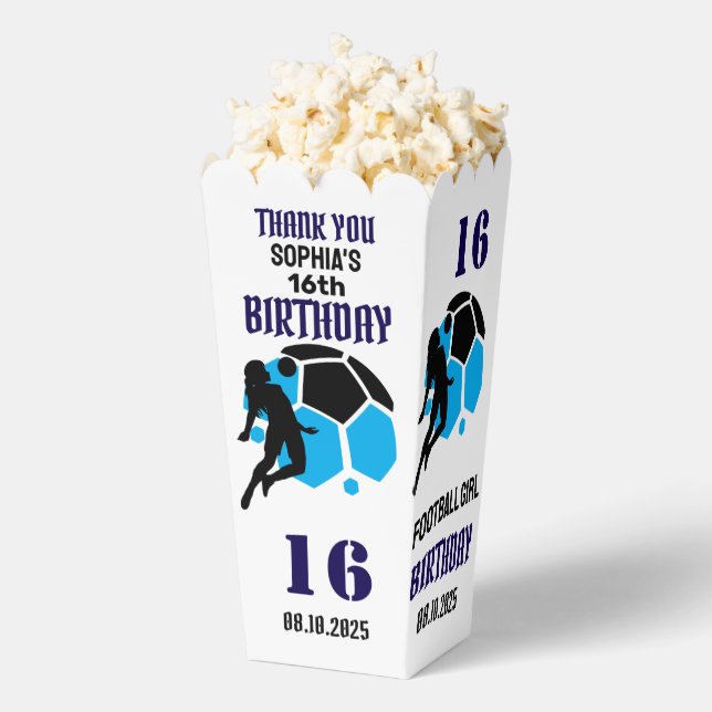 Para Regalos Chica jugador de fútbol, Chica de fútbol caja de f (apareció)