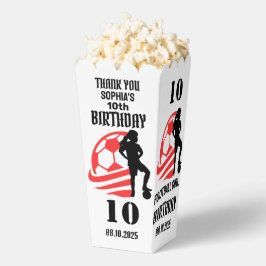 Para Regalos Chica jugador de fútbol, Chica de fútbol caja de f