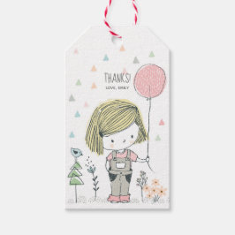 Para Regalos Chica lindo Cumpleaños Gracias por las etiquetas F