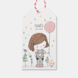 Para Regalos Chica lindo Cumpleaños Gracias por las etiquetas F