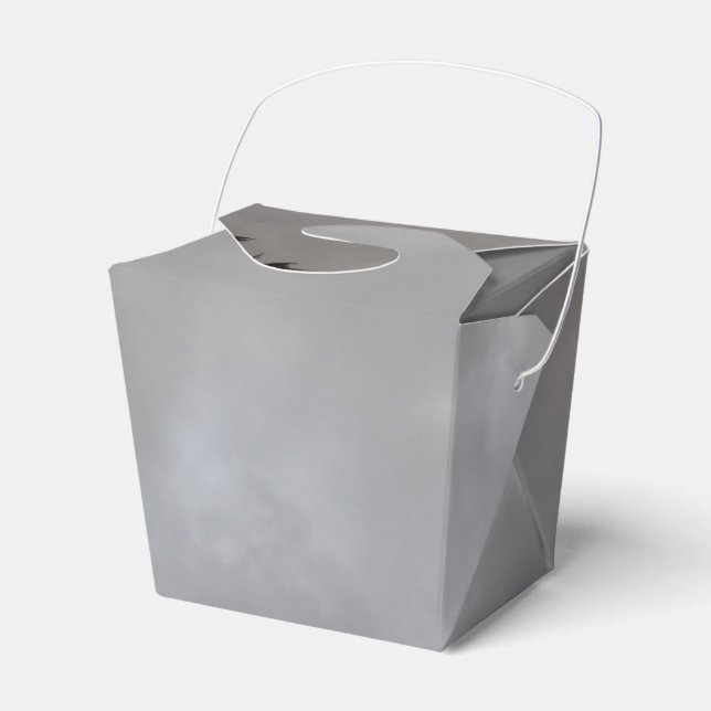 Para Regalos Cielo gris saca la caja del favor (Front Side)