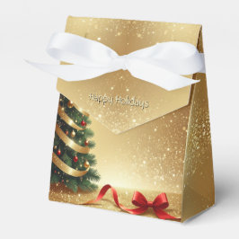 Para Regalos Cintas de árbol de Navidad caja de regalo de vacac