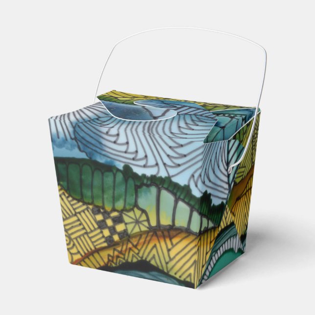 Para Regalos Círculo triple con caja de favores (Front Side)