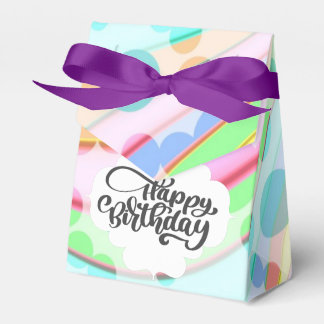 Para Regalos Colorida caja de Favor de Cumpleaños Feliz