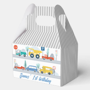 Para Regalos Colorida caja de favores de cumpleaños por carrete