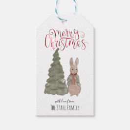 Para Regalos Conejito de invierno de cuento | Etiquetas de rega