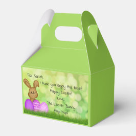 Para Regalos Conejo personalizado de Pascua a Caja Favorita de 