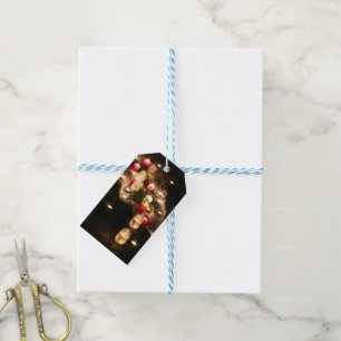 Para Regalos Conjunto de etiquetas de regalo con luz de velas –