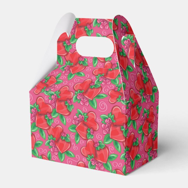 Para Regalos Corazones y caja de favores de amor (Front Side)