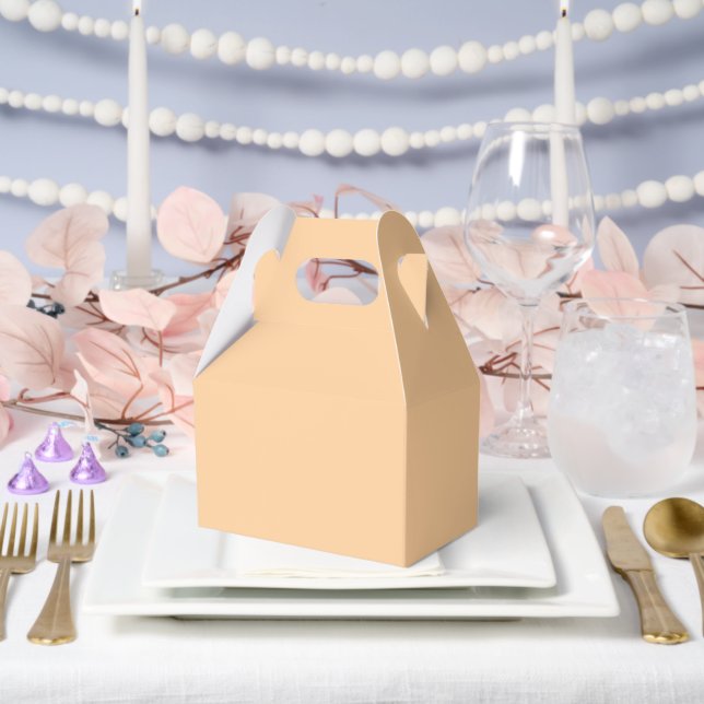 Para Regalos Crear su propio diseño Gran Caja de Favor de Gable (Boda)