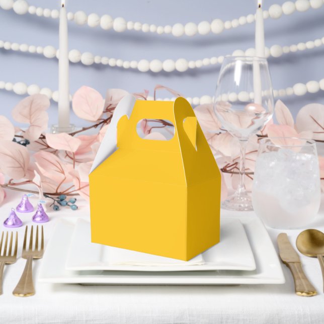 Para Regalos Crear su propio diseño Gran Caja de Favor de Gable (Boda)