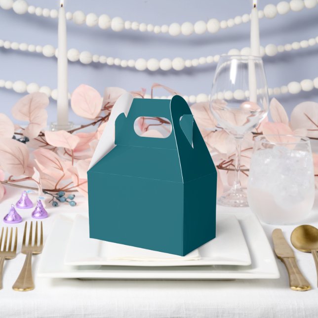 Para Regalos Crear su propio diseño Gran Caja de Favor de Gable (Boda)