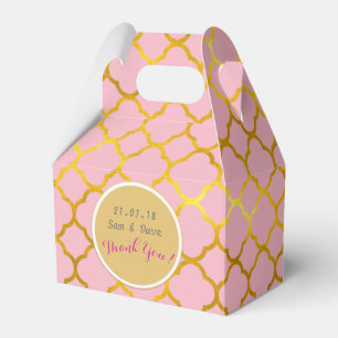 Para Regalos Cuartel de oro rosado personalizado de la caja gab