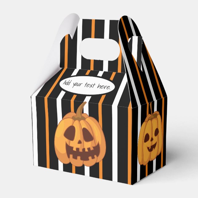 Para Regalos Cuatro caja de favoritas Jack-O-Lanterns (Front Side)