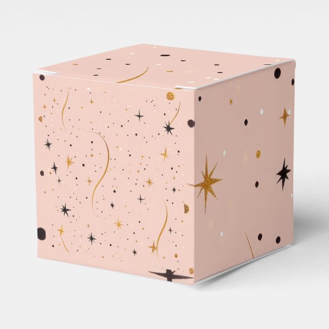 Para Regalos Cubo Starry - Caja de regalo de cubo con detalles  (Costado Anverso)