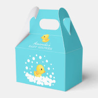 Cute Rubber Duck caja de Baby Shower Favorito