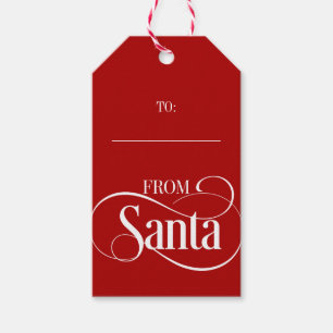 Para Regalos De las etiquetas de regalo navideño de los Navidad