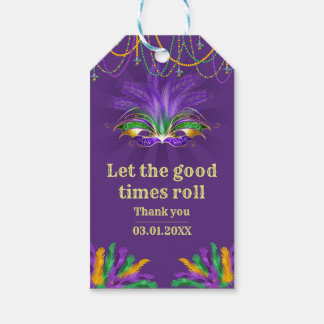 Para Regalos Destacar con etiquetas de regalo del Mardi Gras fe