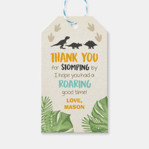 Para Regalos Dinosaur Favor Etiquetas Dinosaurio Nacimiento Niñ