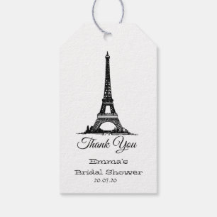 Para Regalos Diversión ilustracion de París Gracias Etiquetas d