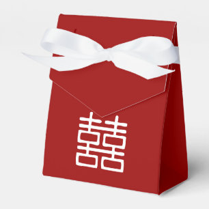 Para Regalos Doble felicidad caja de favores orientales