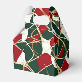 Para Regalos Dorado Holiday Elegance Navidades Caja de Favor