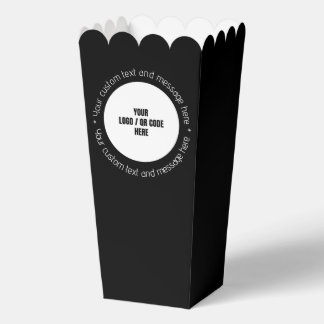 Para Regalos Dos logotipos de empresa Código QR Texto Caja de p