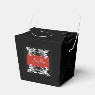 Para Regalos Dramática caja de favores personalizada
