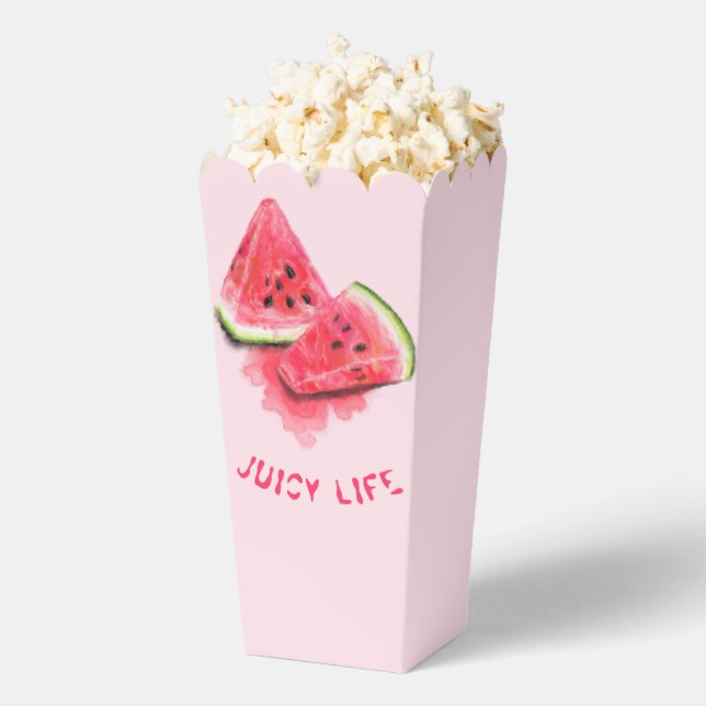 Para Regalos Dulce sandía Fiesta Caja de palomitas - Personaliz (apareció)