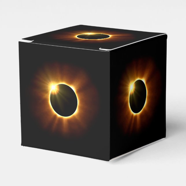 Para Regalos Eclipse solar total - Caja de regalo (Costado Anverso)
