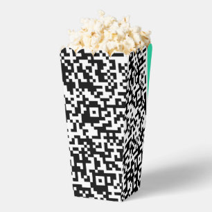 Para Regalos Ejemplo de la caja de palomitas de código QR