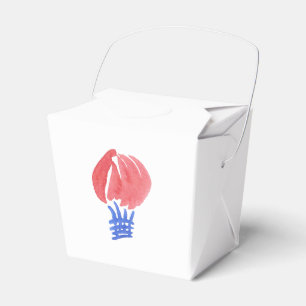 Para Regalos El balón de aire saca la caja del favor