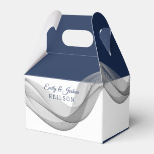 Para Regalos El Boda del templo de la caja del favorito del vel
