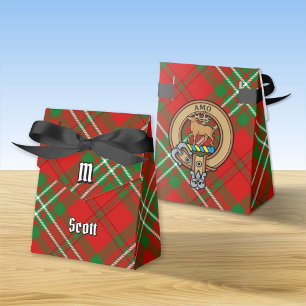 Para Regalos El clan Scott Escudo por la caja de Favor de Tartá