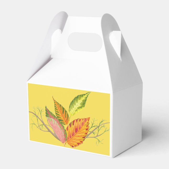 Para Regalos El otoño en una caja de favores (Front Side)