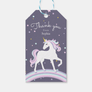 Para Regalos El unicornio mágico le agradece las etiquetas del