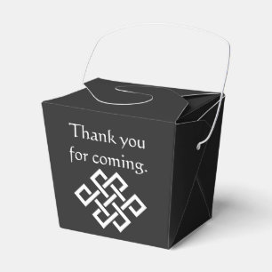 Para Regalos Elegancia china en caja negra del favor