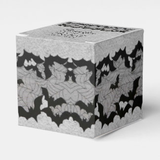 Para Regalos Elegante Caja de Favor de Boda Gótica de Bat Lace