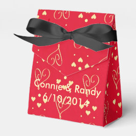Para Regalos Elegante caja de favores de bodas de San Valentín 