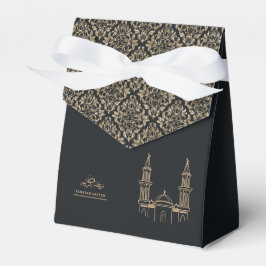 Para Regalos Elegante caja de regalo Black and Gold Ramadan Kar