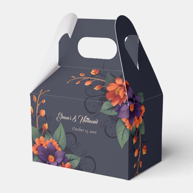 Para Regalos Elegante caja gótica 3D floral favorita (Front Side)