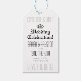 Para Regalos Elegante Guardar las etiquetas de regalo de fecha