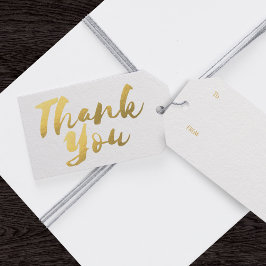 Para Regalos Elegantes Etiquetas de Regalo de Oro Falso de Pape