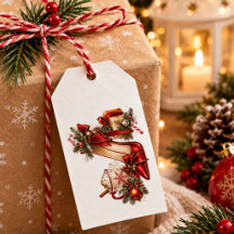 Elegantes Etiquetas de Regalo de Tacón Alto de Nav