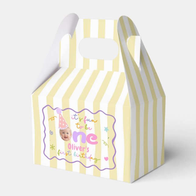 Para Regalos Es divertido ser una caja de favores de cumpleaños (Front Side)