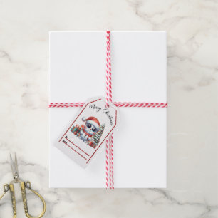 Para Regalos Etiquetas animadas de Navidades de snowman