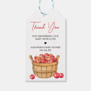 Para Regalos Etiquetas Baby Shower Favor de la cesta de Apple o